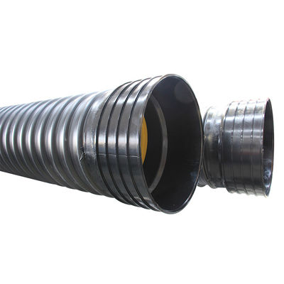 Plastikuntertage-HDPE doppel-wandiges gewölbtes Rohr 500mm*6m